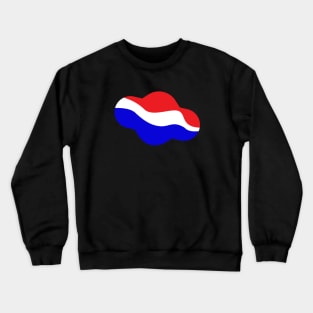 waves flags Crewneck Sweatshirt